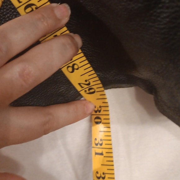 Street&steel Black Leather Pants with Studded Belt Size XL - Picture 5 of 8